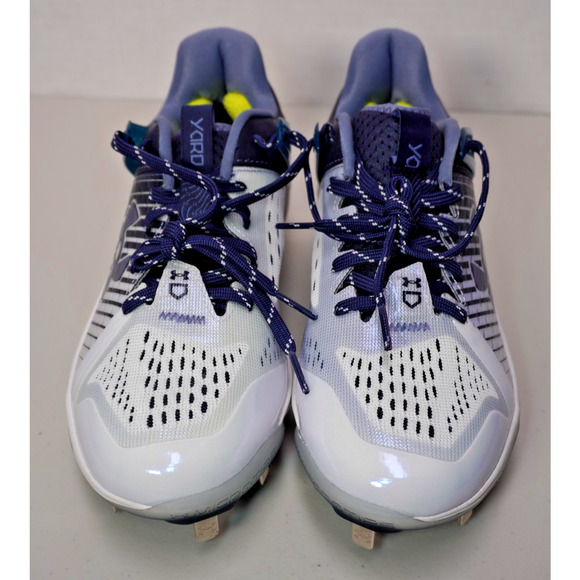 Under Armour Yard Low Metal Baseball Cleats White/Navy Men\'s 7.5 main image 9